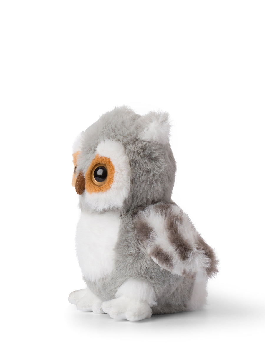 Fluffy Grey Owl 15cm | 蓬鬆的貓頭鷹公仔 15cm