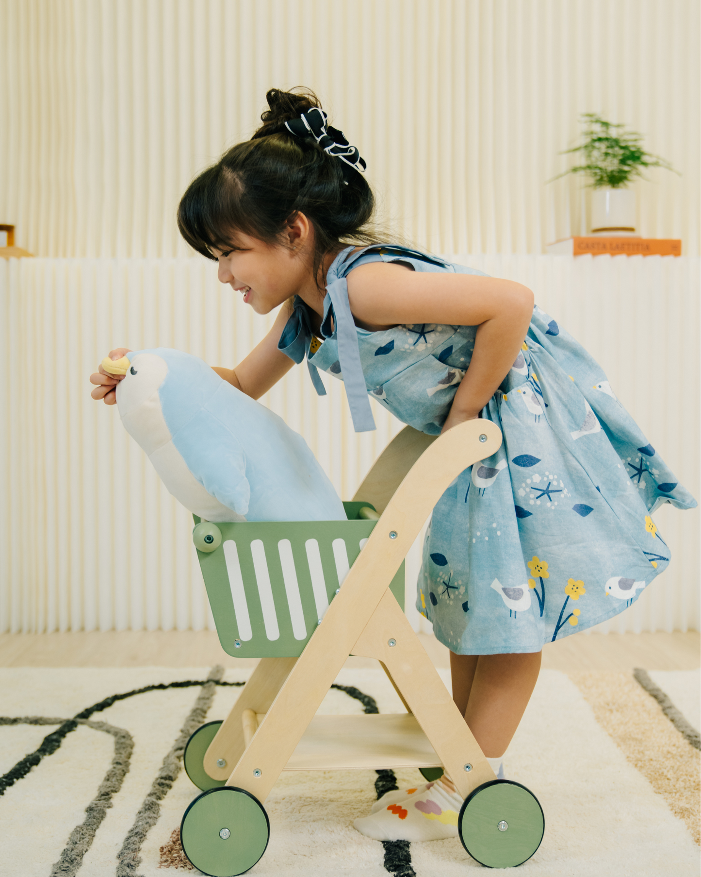 Heart Penguin Pillow