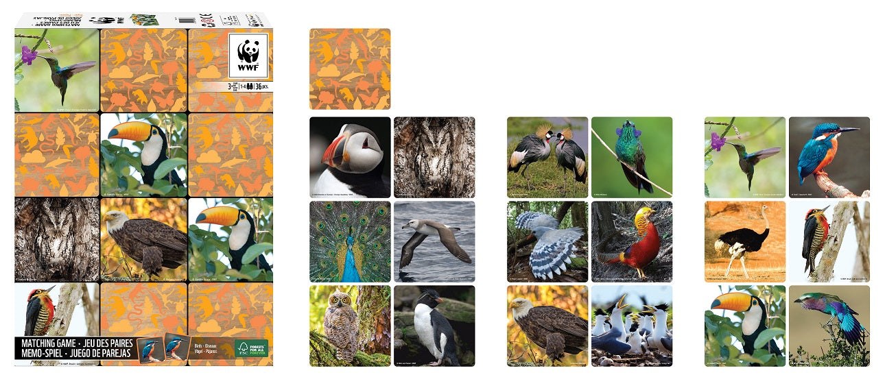 WWF Matching Game | WWF 記憶遊戲咭