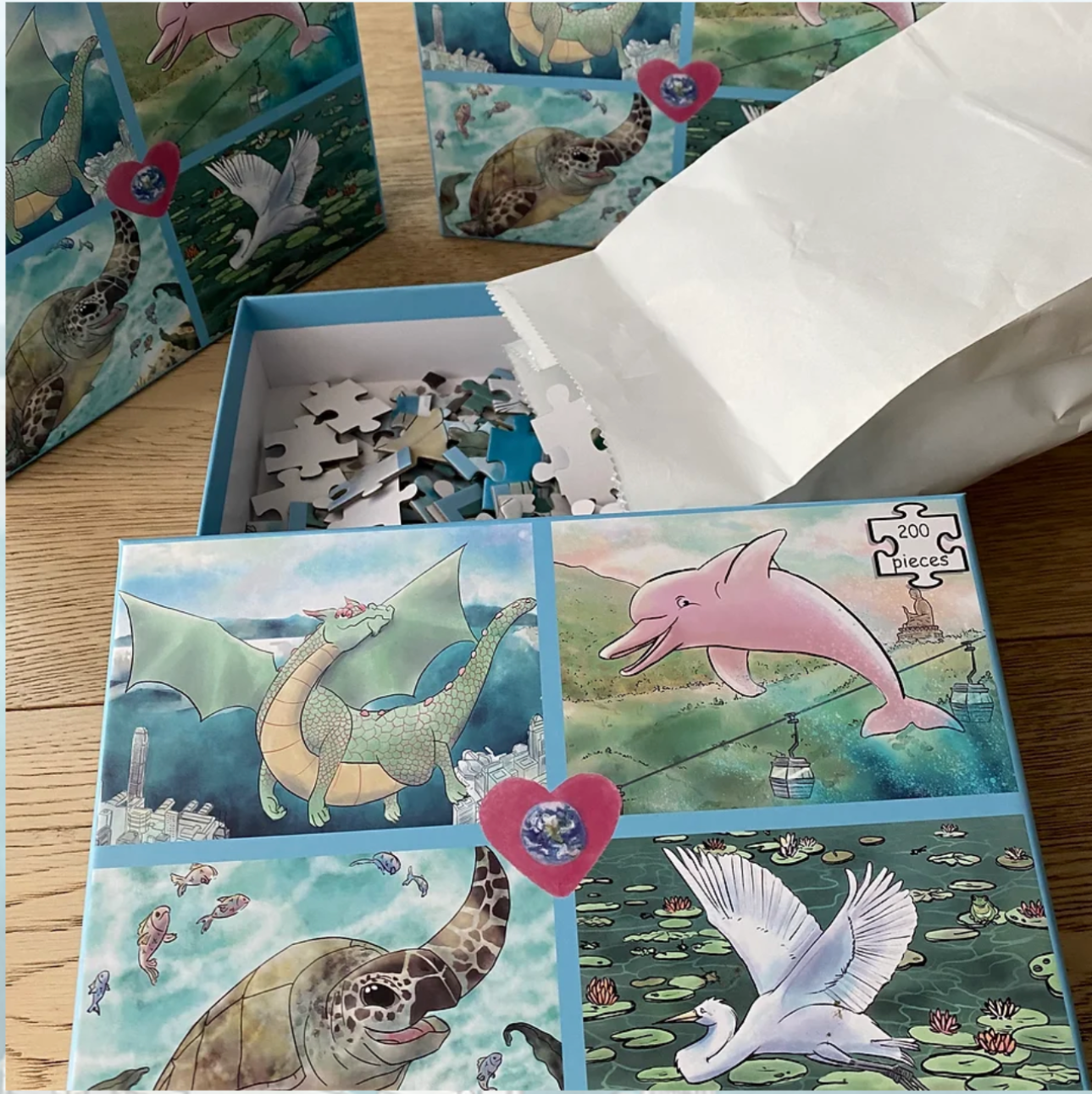 The Green Dragon puzzle 200pcs | The Green Dragon砌圖200塊